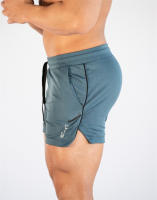 Shorts De Entrenamiento Para Hombre GITF Ropa Deportiva Casual Fitness Running Compresión Secado Rápido Con Patrón De Malla - details 6