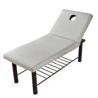 Sábana Ajustable De Masaje SPA Para Salon De Belleza Sábana De Cama Elástica Con Agujero Para Masaje Material Suave Y Confortable - details 2