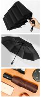 Paraguas Automático De 8 Costillas Vinilo Para Sol Y Lluvia Protección UV Plegable Regalo Para Adultos Tamaño 48-53cm - details 8