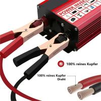 Inversor de corriente de 4000W y 3000W, transformador de CC de 12V a ca de 220V y 230V con 4 puertos USB de carga de la UE con pantalla LED para teléfono RV y coche,CA 220 V ±10% - details 7