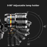Linterna Frontal LED XHP50 Con Sensor Y Sensor Impermeable Recargable Para Pesca Buscaminos Camping Luz De Escenario Con Zoom - details 3