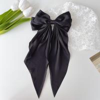 Pinza Para El Cabello De Estilo Coreano Para Mujeres Roja Con Lazo Y Abanico De Cinta Larga Accesorios De Cabello De Tela Cute/románticos - details 15