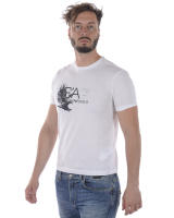 Emporio Armani EA7 Camiseta Algodón Hombre Blanco 3ZPT46PJM9Z 1100 - details 3
