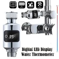 Monitoreo De Temperatura De Agua De Ducha Con Pantalla LED Medidor De Temperatura Del Agua Para Baño Y Cocina Héroe R3D7 - details 6