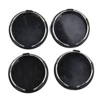 4pcs 60mm Centro De Rosca De Rueda Para Coche Cubierta De Hub Abs Negra Y Plateada Universal Alta Calidad Duradera Accesorios Exteriores Para Vehículos - details 8