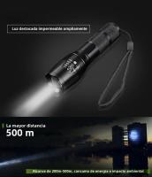 Linterna LED T6 Potente Y Zoomable Para Camping Y Uso Exterior Con Alta Luminosidad Impermeable Y Baterías Incluidas - details 4