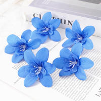 10Pcs Flores Artificiales 5CM Para Decoración De Hogar Fiesta Boda Jardín Accesorios Para Coronelas Y Manualidades - details 20