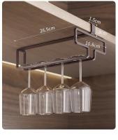 Soporte De Vino Nórdico GIANXI Soporte Para Cristales De Vino De Hierro Minimalista Decorativo Para El Hogar Sin Perforar Inverso - details 16