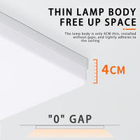 Luz De Techo LED Redonda Y Cuadrada Para Habitación Iluminación Energía Ahorradora 18W 24W 36W 48W Blanco Frío Y Blanco Cálido - details 1