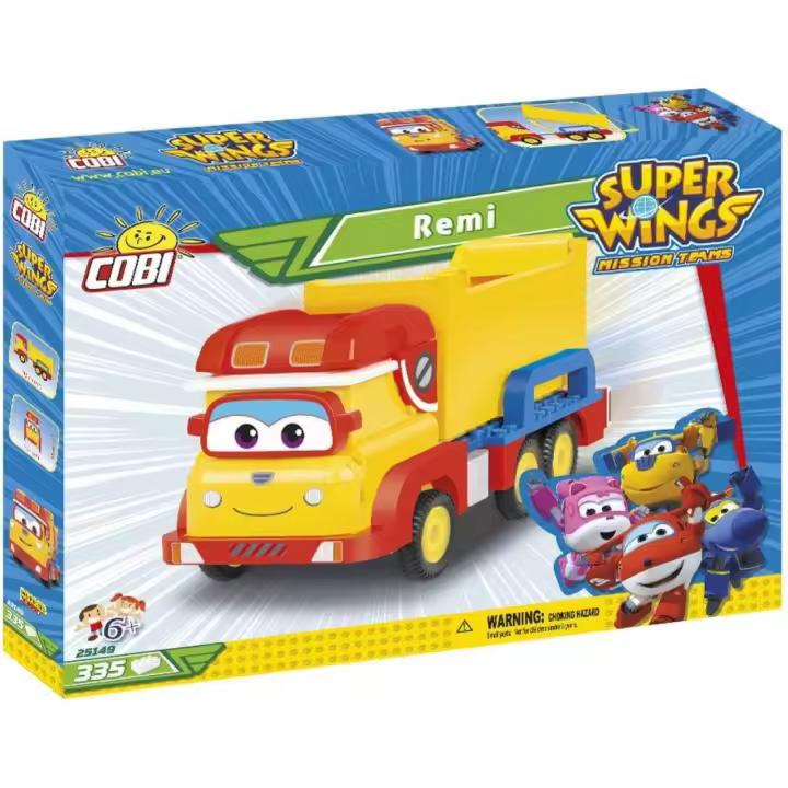 Juego de construcción SUPER WINGS - Remi - Mayores de 6 años - Materiales de alta calidad - 335 piezas - Alpha Group - 1