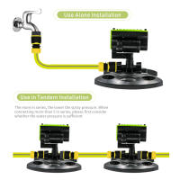Riega Jardín 180° Rotativo Ajustable Gran Cobertura Sistemas De Riego Sprinkler Máquina Sprayer De Agua Suministros De Jardinería - details 7