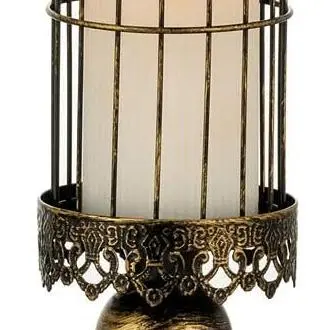 Bodas vintage en jaula de pájaros, mesas de boda decorativas, adornos shabby chic para Navidad, vela tallada de hierro forjado negro - 1