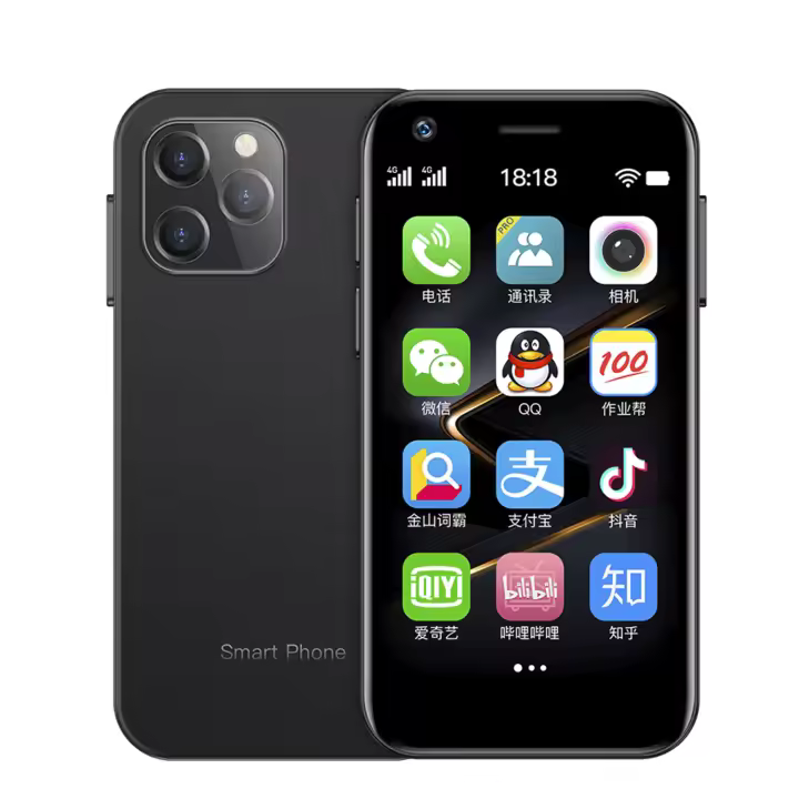 DAM. Mini smartphone  XS12 4G, Android, 4GB RAM + 32GB. Pantalla 3''.Doble tarjeta SIM. 4,5x1,1x8,9cm - 1