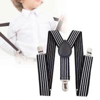 Niños tirantes esmoquin tirantes pantalones brace casual y espalda bracks pantalones suspender para niños, banquete de boda pantalones vaqueros - details 2