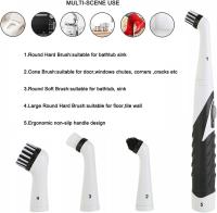 Cepillo Limpieza Hogar,Cepillo Electrico Limpieza Hogar,fregadora De Energía con 4 Cepillo Herramienta De Limpieza Oscilante para Limpia Todas Las Esquinas Huecos para Baño, Cocina, Hogar - details 1