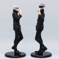 Figura De Acción Anime Jujutsu Kaisen Satoru Gojo 16CM Con Cabezas Interchangeables Modelo PVC Regalo Para Colección Itadori Yuji - details 1