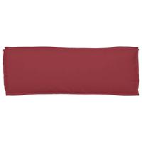 Cojín de Exterior vidaXL Rojo Vino Poliéster 110 x 40 x 8 cm Cojín - details 5