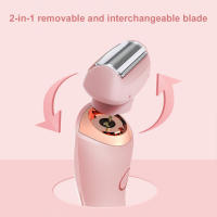 Afeitadora De Cuerpo Recargable 800mAh Para Hombres Y Mujeres Groomer Afeitadora De Bikini Epilador De Cabello Corporal Para Adultos Regalo - details 8