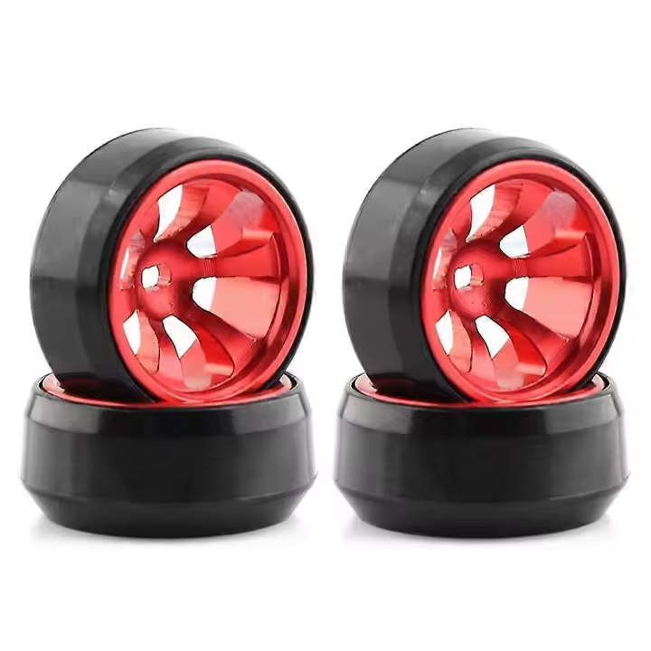 Drift Tyre Tire Wheel Rim For Wltoys K969 Kyosho Mini-z 1/28 Rc Car,1 - 1