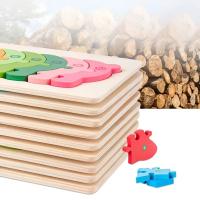 Rompecabezas De Madera Para Niños Con Temas De Dinosaurio Animal Y Tráfico Juguete De Puzzle Ideal Para Niños Y Niñas Regalo Ideal Adecuado Para Edad 3-6 Años - details 3