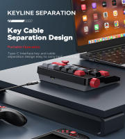 Teclado Gaming Con Programación Macro Rocker Knob RGB Backlight Teclas Programables Wired Hot Swappable Para Desktop Laptop - details 0