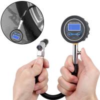 Medidor De Presión De Neumáticos Para Coche Camión Motocicleta Vehículo Automóvil Con Pantalla LCD Precisión Alta Digital - details 1