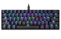 Motospeed CK61 Teclado Mecánico 61 Teclas RGB Retroiluminado Con Cable Para Oficina Y Gaming Compatible Con Android Y Windows Switch Rojo - details 6