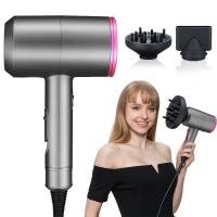 Secador De Pelo Profesional 2000W Con Fuerte Corriente De Aire Caliente Y Frío Iónico Para Salon Con Diffusor Y Broma Negativa - details 8