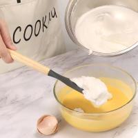 Set de 12 Utensilios de Cocina de Silicona con Mango de Madera - Antiadherentes, Faciles de Limpiar - Herramientas Esenciales de Cocina para Hornear y Cocinar - details 4