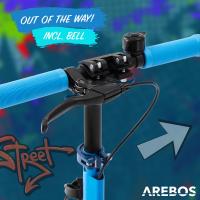 AREBOS Patinete con ruedas de goma con LED | Suspensión delantera - details 34