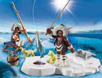 PLAYMOBIL  - Family Set Pescador Glacial - Juguete Interativo ideal para niños y niñas - Coleccionable - Produto Oficial - Edad recomendada mayores de 4 años - details 0