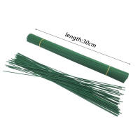 Varilla De Hojas Verdes Para Flores Artificiales De Hierro Con Cinta De Floración Para DIY Rama De Flor Simulada Para Decoración Del Hogar - details 2