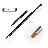 Cepillo De Arte De Uñas Negro Para Manicura Acrílica UV Extensión De Gel Cepillo De Pintura Y Dibujo De Polvo De Uñas - details 9