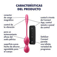 SATISFYER LOVE BIRDS 2 BOLAS KEGEL CON CONTROL APP Y MANDO A DISTANCIA JUGUETES SEXUALES BOLAS CHINAS ENTRENAMIENTO PELVICO - details 0