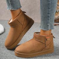Botas De Pies Descansados De Corduroy Para Mujer Invierno 2024 Comodidad No Esmeriladas Antideslizantes Cordura Suela De Goma - details 13