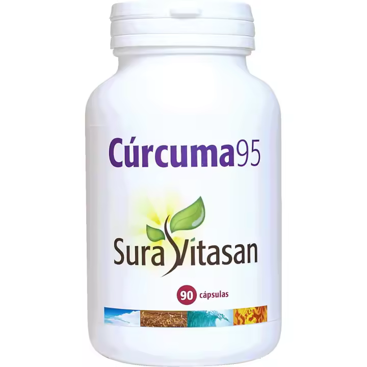 Curcuma 95 Con Piperina  90 Caps Sura Vitasan - 1