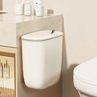 Bandeja De Cocina Caliente 13L Baño Con Cierre Colgante De Pared Recipiente De Basura De Gran Capacidad Plástico Sin Químicos Peligrosos - details 8