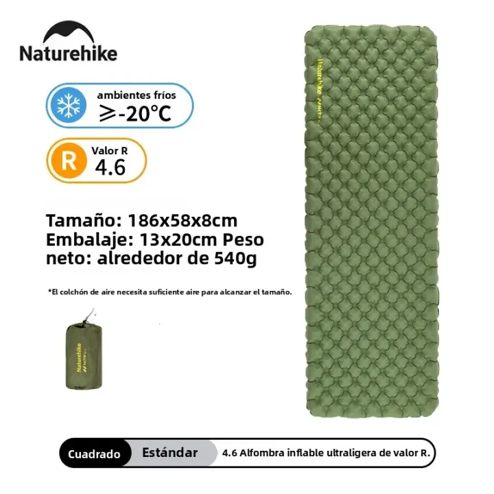 Nueva Manta De Acampar Naturehike 2024 Ultraligera Plegable Para Playa Y Senderismo Con Alto R-Value 4.6 Matrícula Exterior Inflable PVC Para Actividades Al Aire Libre - 1