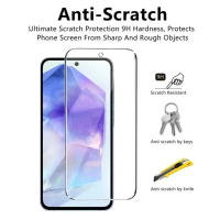 NNBILI 5Pcs Protector De Pantalla Para Samsung A55 A15 A54 A34 A13 A14 A53 A52 A12 A33 A52S A32 A35 A71 A72 A51 A22 S10E Vidrio Templado Anti-Choque Anti-Huellas Definición Alta - details 2