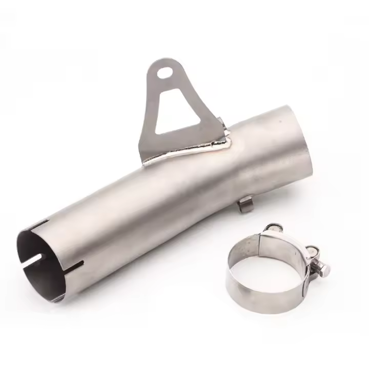 Muffler De Acero Inoxidable Modificado Para Motocicleta S1000RR 2009-2016 Tubo De Escape De 60mm Pieza Individual - 1