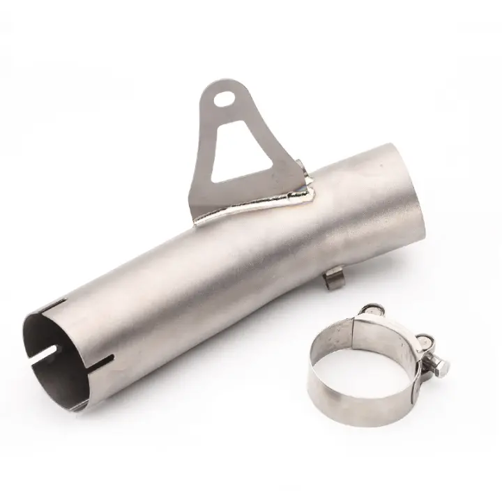Muffler De Acero Inoxidable Modificado Para Motocicleta S1000RR 2009-2016 Tubo De Escape De 60mm Pieza Individual - 1
