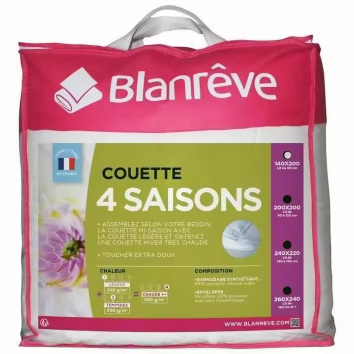 Colcha Blanreve Blanco 140 x 200 cm - 1