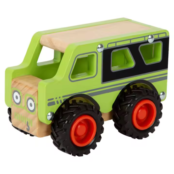 Small Foot Todoterreno de Madera con Ruedas Engomadas y Espacio de Almacenamiento Amplio - 1