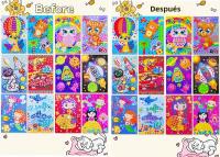 Libro De Coloreado DIY Con Puntos Para Niños Animal De Dibujos Animados Mosaico Juguete Educativo Creativo Con Pegatinas - details 6