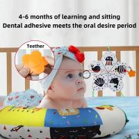 Almohada De Tiempo Para El Estomago Con Manta De Rasgo Y Diente Teether Juguete Sensorial De Alta Contraste Para Bebés Recién Nacidos 0-12 Meses Montessori - details 2