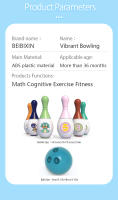 Juego De Bowling Para Niños Set De Regalo Interactivo Para Padres E Hijos Juguetes Educativos De Resolución De Problemas Al Aire Libre Y Interior - details 7
