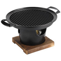 Estufa De Alcohol Japonesa Portátil Para Barbacoa Mini Estufa De Barbacoa Hibachi Para Camping Y Picnic Material De Aluminio Color Como En La Imagen - details 5