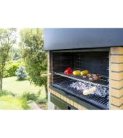Parrilla extensible 10cm de acero zincado para barbacoa. Medida: 60x40cm. 2724 Sauvic - details 2