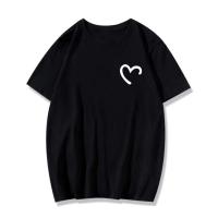 Camiseta De Verano Para Hombres Talla M-8XL Estilo Oversized Impresión De Amor Casual Para Hombres Y Mujeres - details 2