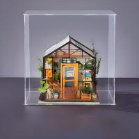 Caja De Exhibición De Acrílico Transparente 1pc Para Muñecas/Juguetes/Modelos Soporte De Almacenamiento Para Escritorio Protección Contra Polvo Estilo Moderno - details 2